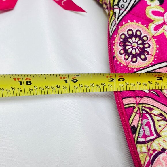 Vera Bradley Floral Quilted Crossbody Bag With Adjustable Strap Paisley Pattern - Picture 16 of 16